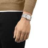 Tissot PRX Powermatic 80 Silver Dial Silver Steel Strap Watch For Men - T137.407.21.031.00