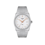 Tissot PRX Quartz Silver Dial Silver Steel Strap Watch for Men - T137.410.11.031.00