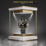 Tissot Seastar 1000 Black Dial Black Rubber Strap Watch For Men - T120.410.27.051.00