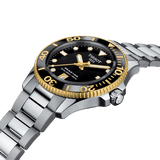 Tissot Seastar 1000 Black Dial Silver Steel Strap Watch For Men - T120.210.21.051.00