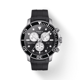 Tissot Seastar 1000 Chronograph Black Dial Black Rubber Strap Watch For Men - T120.417.17.051.00
