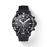 Tissot Seastar 1000 Chronograph Black Dial Black Rubber Strap Watch For Men - T120.417.37.051.02