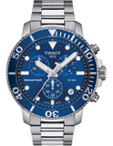 Tissot Seastar 1000 Chronograph Blue Dial Silver Steel Strap Watch For Men - T120.417.11.041.00
