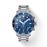 Tissot Seastar 1000 Chronograph Blue Dial Silver Steel Strap Watch For Men - T120.417.11.041.00