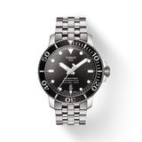 Tissot Seastar 1000 Powermatic 80 Black Dial Silver Steel Strap Watch For Men - T120.407.11.051.00