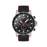 Tissot Supersport Vuelta Special Edition Chrono Black Dial Black Nylon Strap Watch for Men - T125.617.17.051.01