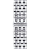 Tissot T Classic Bridgeport Black Dial Silver Steel Strap Watch For Men - T097.410.11.058.00