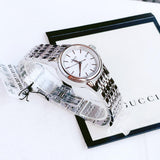 Tissot T Classic Carson Automatic White Dial Silver Steel Strap Watch For Women - T085.207.11.011.00