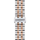 Tissot T Classic Carson Premium Diamonds White Dial Two Tone Steel Strap Watch for Women - T122.207.22.036.00