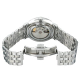 Tissot T Classic Carson Premium Powermatic 80 Black Dial Silver Steel Strap Watch For Men - T122.407.11.051.00