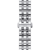 Tissot T Classic Carson Premium Powermatic 80 White Dial Silver Steel Strap Watch For Men - T122.407.11.031.00