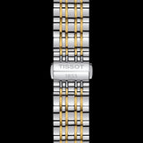 Tissot T Classic Carson Quartz White Dial Two Tone Steel Strap Watch for Men - T085.410.22.011.00