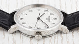 Tissot T Classic Desire White Dial Black Leather Strap Watch For Men - T52.1.421.12