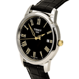 Tissot T Classic Dream Black Dial Black Leather Strap Watch for Men - T033.410.26.053.01