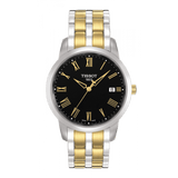 Tissot T Classic Dream Black Dial Two Tone Steel Strap Watch for Men - T033.410.22.053.01