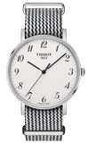 Tissot T Classic Everytime Medium White Dial Two Tone NATO Strap Watch for Women - T109.410.18.032.00