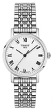 Tissot T Classic Everytime Small White Dial Silver Mesh Bracelet Watch For Women - T109.210.11.033.00