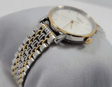 Tissot T Classic Everytime Small White Dial Two Tone Mesh Bracelet Watch For Women - T109.210.22.031.00