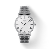 Tissot T Classic Everytime White Dial Silver Mesh Bracelet Watch For Men - T109.410.11.033.00