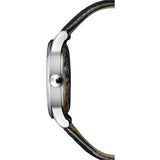 Tissot T Classic Le Locle Automatic Black Dial Black Leather Strap Watch For Men - T41.1.423.53