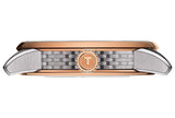 Tissot T Classic Luxury Powermatic 80 Black Dial Silver Steel Strap Watch For Men - T086.407.22.067.00