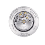 Tissot T Classic Luxury Powermatic 80 White Dial Silver Steel Strap Watch For Men - T086.408.11.016.00
