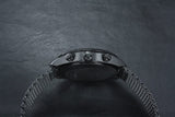 Tissot T Classic PR 100 Chronograph Black Dial Black Mesh Bracelet Watch For Men - T101.417.33.051.00