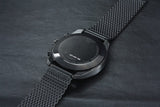 Tissot T Classic PR 100 Chronograph Black Dial Black Mesh Bracelet Watch For Men - T101.417.33.051.00