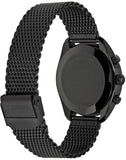 Tissot T Classic PR 100 Chronograph Black Dial Black Mesh Bracelet Watch For Men - T101.417.33.051.00