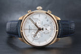 Tissot T Classic PR 100 Chronograph Silver Dial Black Leather Strap Watch for Men - T101.417.36.031.00