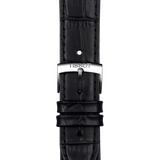 Tissot T Classic PR 100 White Dial Black Leather Strap Watch for Men - T101.410.16.031.00