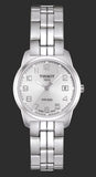 Tissot T Classic PR100 Silver Dial Silver Steel Strap Watch For Women - T049.210.11.032.00