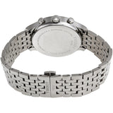 Tissot T Classic Tradition Chronograph Black Dial Silver Steel Strap Watch For Men - T063.617.11.067.00