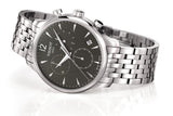 Tissot T Classic Tradition Chronograph Black Dial Silver Steel Strap Watch For Men - T063.617.11.067.00