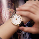 Tissot T Classic Tradition Silver Dial Brown Leather Strap Watch For Men - T063.610.36.038.00
