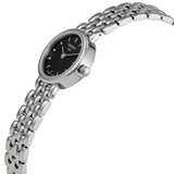 Tissot T Lady Lovely Black Dial Silver Steel Strap Watch For Women - T058.009.11.051.00