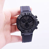 Tissot T-Race Chronograph Black Dial Black Rubber Strap Watch for Men - T141.417.37.061.00
