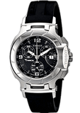 Tissot T Race Chronograph Black Dial Black Rubber Strap Watch for Women - T048.217.17.057.00