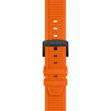 Tissot T Race Chronograph Black Dial Orange Rubber Strap Watch for Men - T141.417.37.051.02
