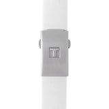 Tissot T Race Lady Chronograph White Dial White Rubber Strap Watch for Women - T048.217.17.017.00