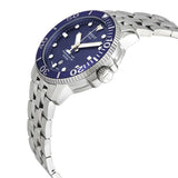 Tissot T Sport Seastar 1000 Powermatic Silicium Blue Dial Silver Steel Strap Watch For Men - T120.407.11.041.01