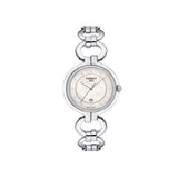 Tissot T Trend Flamingo Mother of Pearl Dial Silver Steel Strap Watch for Women - T094.210.11.116.00