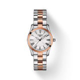 Tissot T Wave Mother of Pearl Dial Two Tone Steel Strap Watch For Women - T112.210.22.113.01