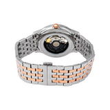 Tissot Tradition Powermatic 80 Open Heart Silver Dial Two Tone Steel Strap Watch For Men - T063.907.22.038.01