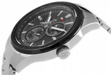 Tommy Hilfiger Austin Black Dial Silver Steel Strap Watch for Men - 1791639