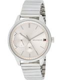 Tommy Hilfiger Brooke Pink Dial Silver Steel Strap Watch for Women - 1782020