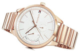Tommy Hilfiger Brooke Silver Dial Rose Gold Steel Strap Watch for Women - 1782021