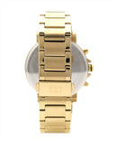 Tommy Hilfiger Daniel Chronograph Blue Dial Gold Steel Strap Watch for Men - 1710384