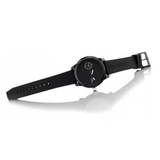 Tommy Hilfiger Denim Black Dial Black Rubber Strap Watch for Men - 1791326