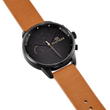 Tommy Hilfiger James Quartz Black Dial Brown Leather Strap Watch For Men - 1791486
